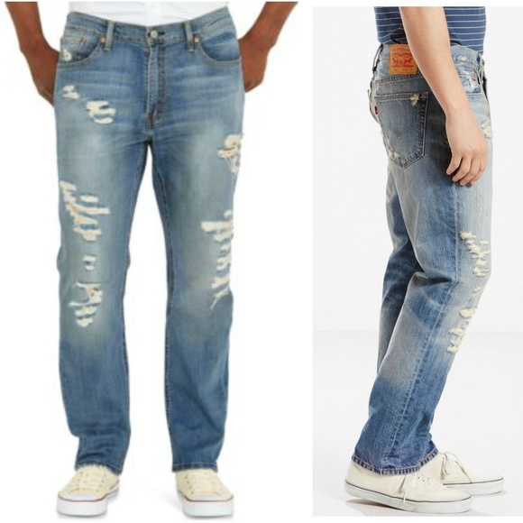 Levi's Other - LEVI'S Jeans 541 Destroyed Light Wash Athletic Fit